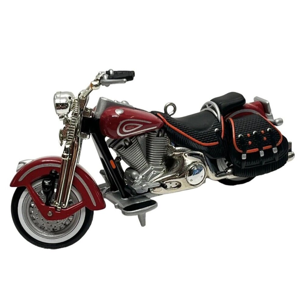 New Heritage Springer Harley-Davidson Motorcycle Hallmark Keepsake Ornament 1999 - Picture 3 of 12